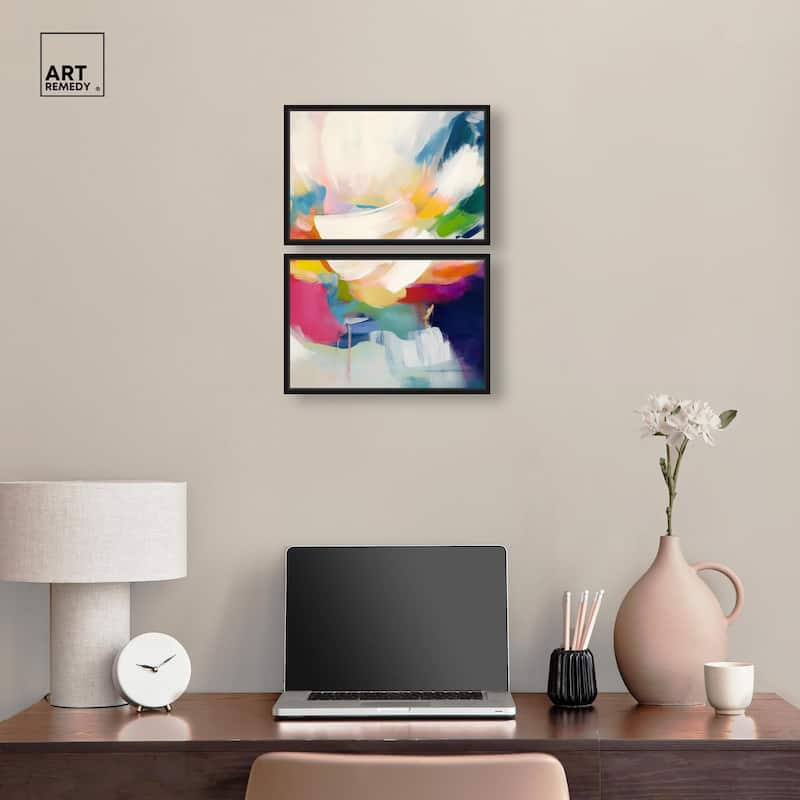 Riot of Color I Canvas Set of 2 by Art Remedy