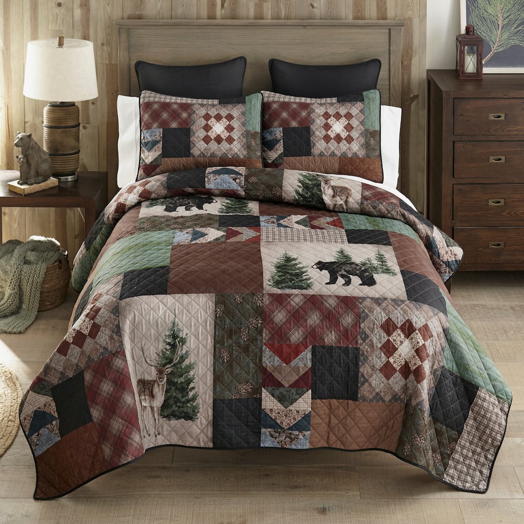 Donna Sharp Greenwood Patch Polyester Quilt Collection