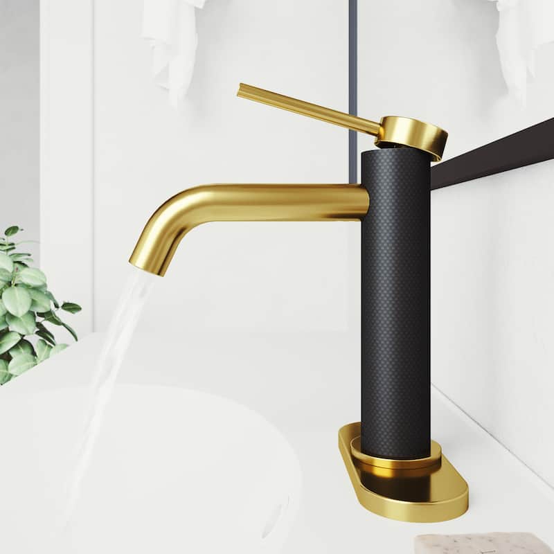 VIGO Madison 8" H Single Handle Single Hole Bathroom Faucet