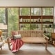 preview thumbnail 4 of 5, Seven Seas Teak Buenos Aires Oval Outdoor Teak Wood Patio Bench, 6 Foot