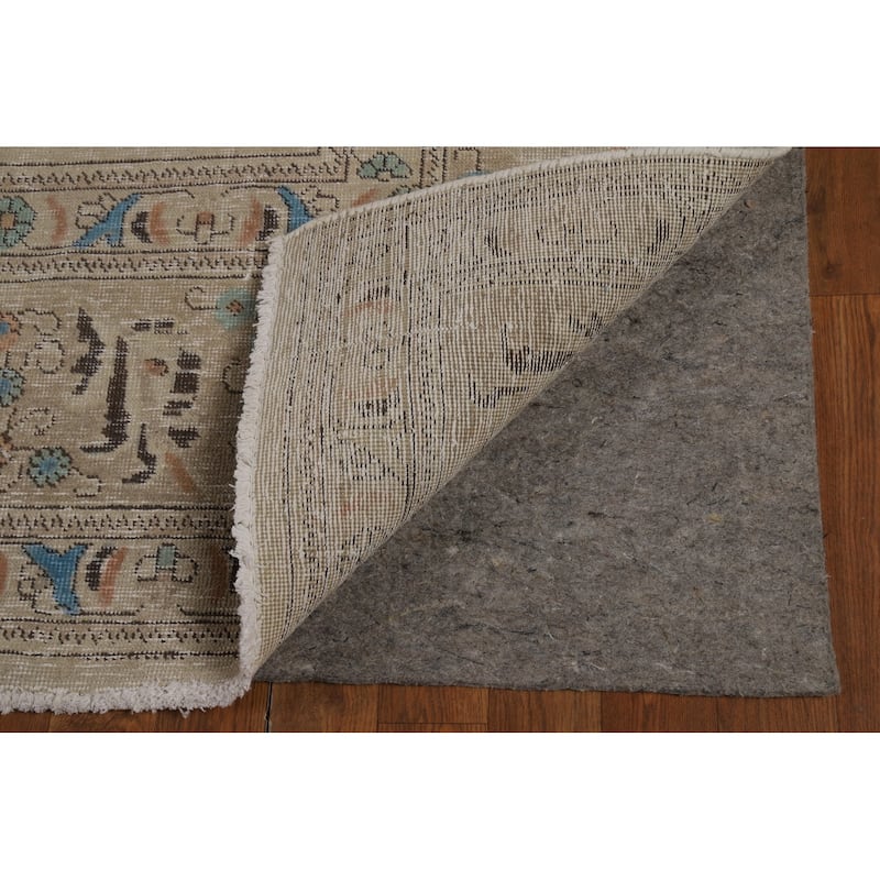 Medallion Tabriz Persian Area Rug Hand-Knotted Wool Carpet - 8'2"x 10'10"