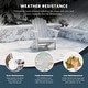 preview thumbnail 79 of 156, Aderson Outdoor Poly Adirondack Chair With Ottoman And Side Table 12-Piece Set