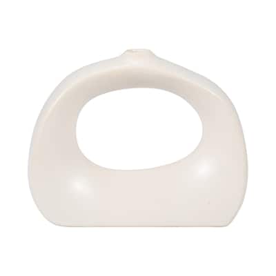 Sagebrook Home Unique Ceramic Vase, Elegant Centerpiece, Artistic Decor