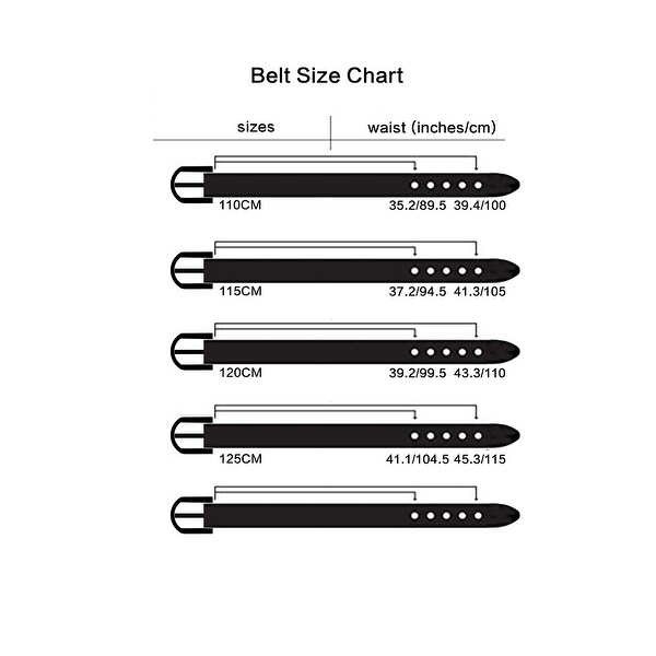 size 110 belt