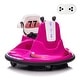 preview thumbnail 2 of 18, Electric Ride On Bumper Car, Remote Control Ride On Car with LED Lights, 360-Degree Spin, Indoor and Outdoor Fun for Toddlers Pink