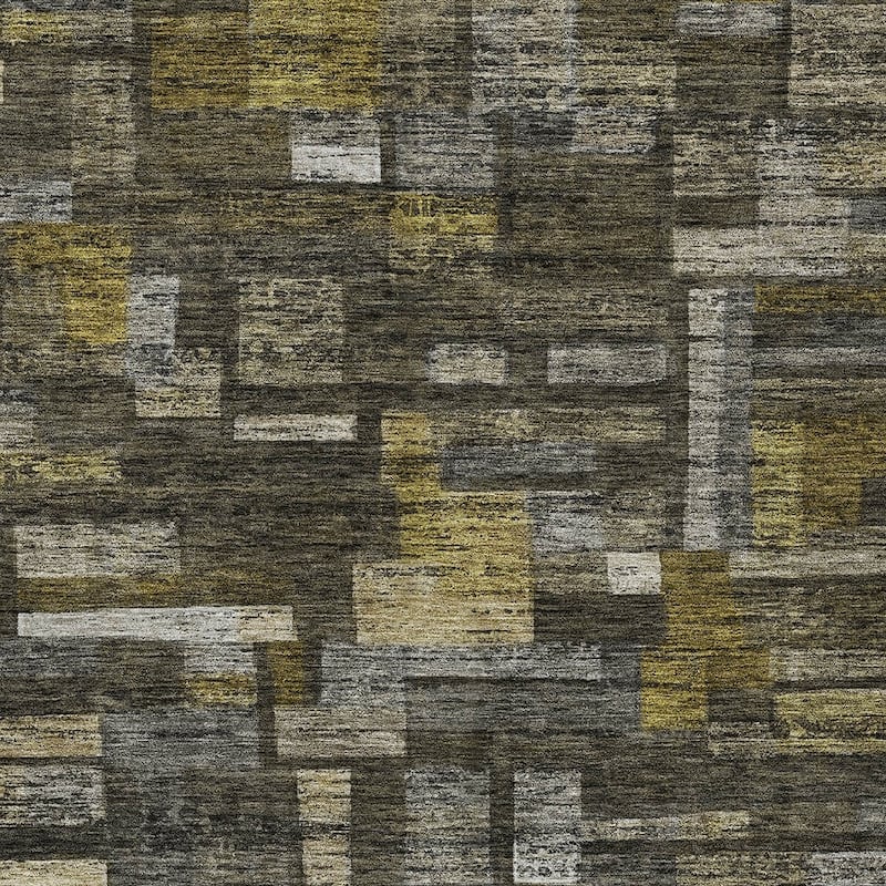 HomeRoots Striped Transitional Rectangle Outdoor Rug