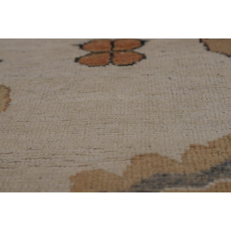 Vegetable Dye Gabbeh Oriental Area Rug Handmade Wool Carpet - 5'1" x 8'2"