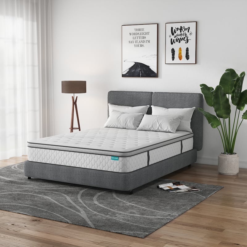 Serweet 8 Inch Memory Foam Hybrid and Innerspring Mattress,For Kid's Room,Guest Room,Hotel,Apartment