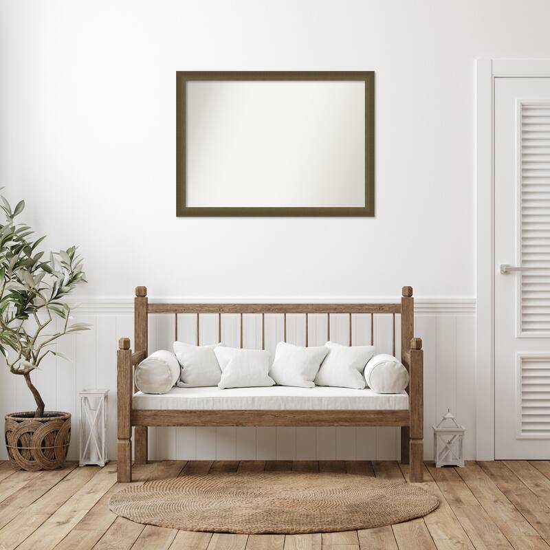 Blaine Narrow Non-Beveled Framed Wall Mirror