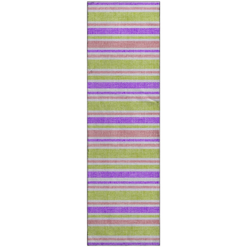 Premium Washable Super Soft Modern Cabana Stripe Mayfield Rug