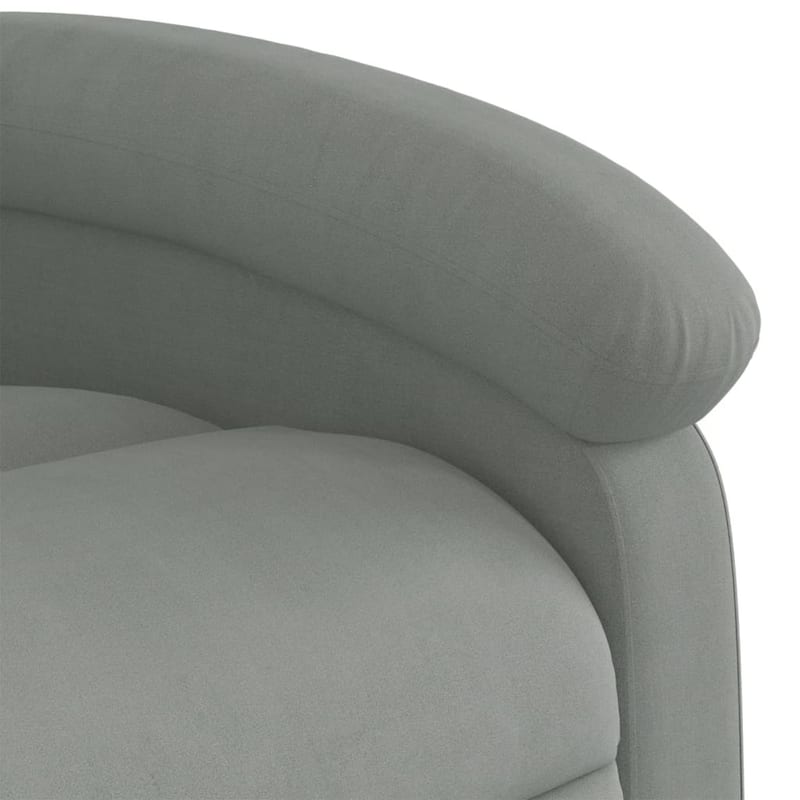 vidaXL Stand up Massage Recliner Chair Power Lift Wingback Armchair Velvet