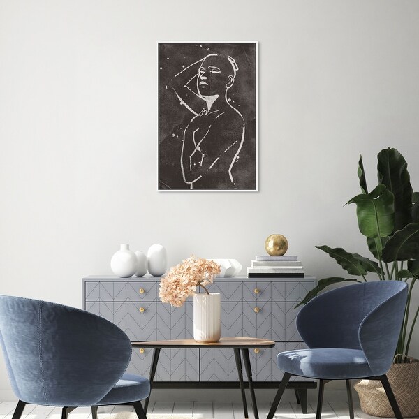 Oliver Gal 'Negative Space' People and Portraits Wall Art Framed