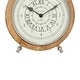 preview thumbnail 4 of 4, The Novogratz Brown Mango Wood Clock with Bell Style Top - 3W x 7L x 10H