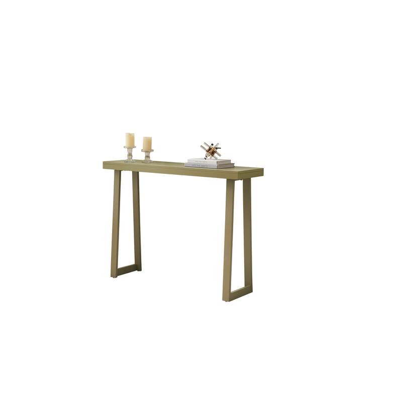 Claude Collection Wood 36" Modern Console Table with Shelf