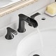 preview thumbnail 5 of 33, Double Handle Three-Hole Bath Waterfall Faucet with Drain
