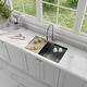 preview thumbnail 32 of 162, KRAUS Kore Workstation Undermount Stainless Steel Kitchen Sink