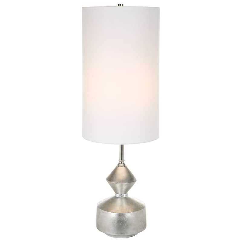 Uttermost Vial Silver Buffet Lamp - 10.5 W X 32.5 H X 10.5 D (in)