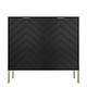 preview thumbnail 36 of 56, Clihome 2-Door Storage Media Accent Buffet Sideboard