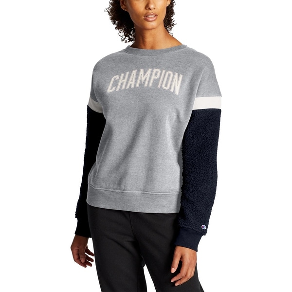 champion sweatshirt grey womens