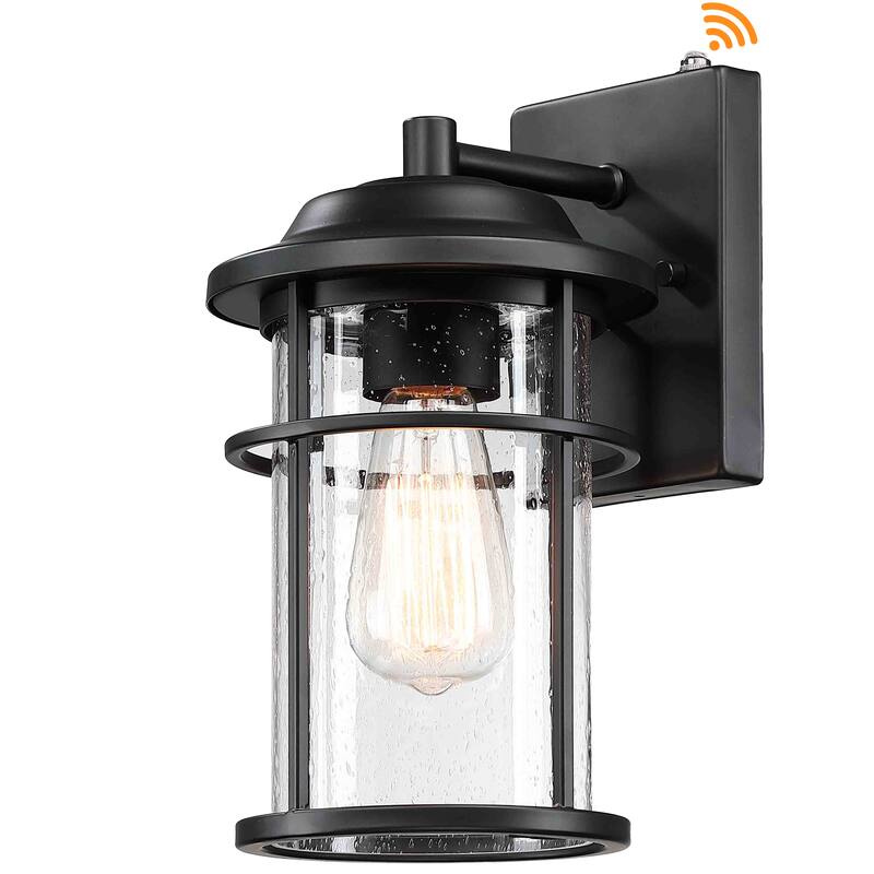 2Pack-1 Light Outdoor Wall Light Dusk to Dawn - 6.61"x7.95"x12.28"