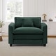 preview thumbnail 29 of 45, Organnice 40" Chenille Lounge Chair for Reading, Modern Couch Cozy Sofa Bed with Ottoman, Living Room Single Sofa Accent Chair