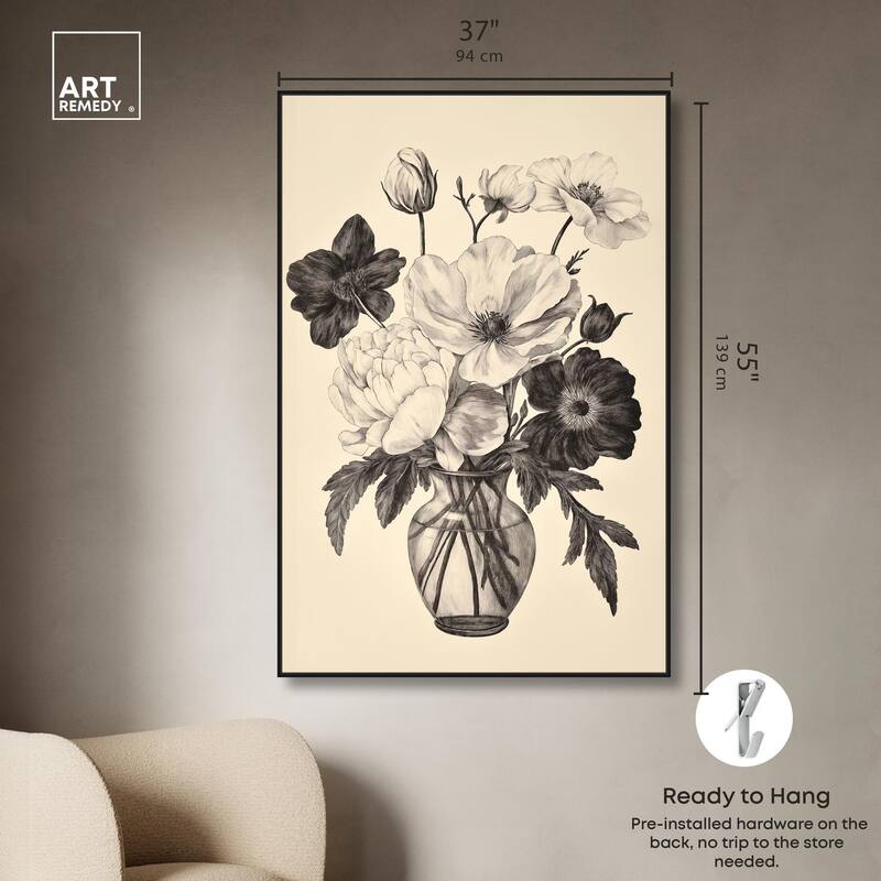 Antique Aria Canvas by Art Remedy