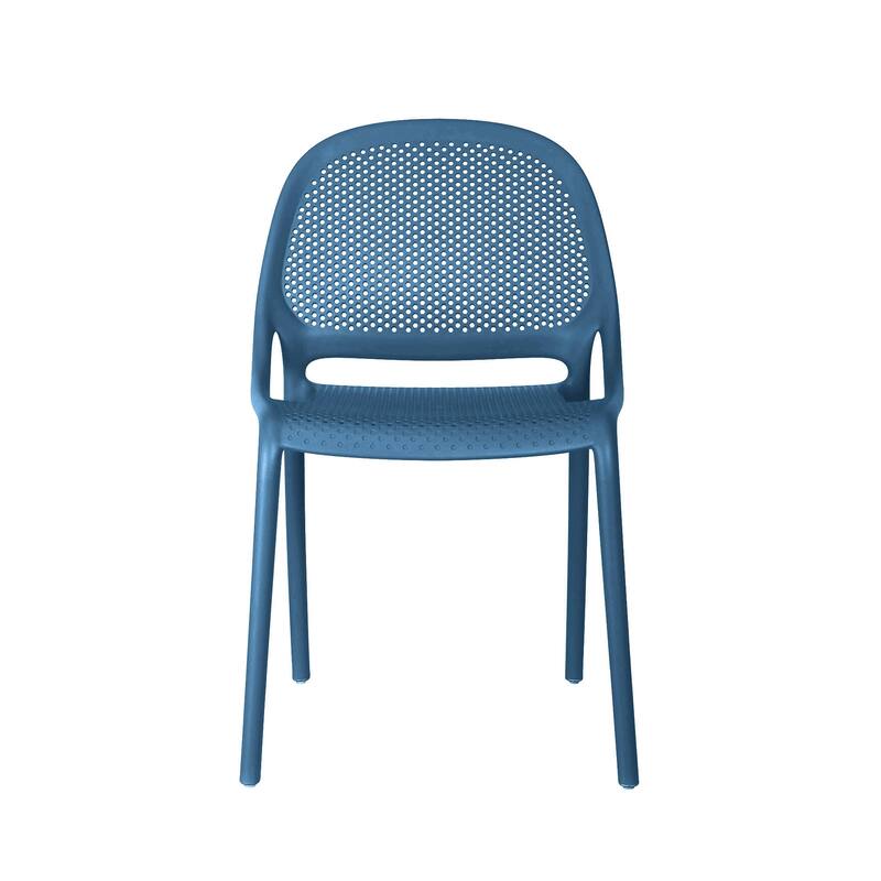 Shay Set of 4 Stackable Dining Chairs, Indoor/Outoor