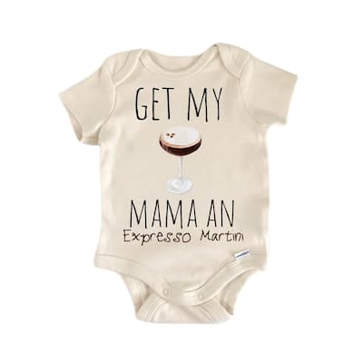 Expresso Martini Cocktail - Baby Boy Girl Clothes Infant Bodysuit Funny Cute Newborn