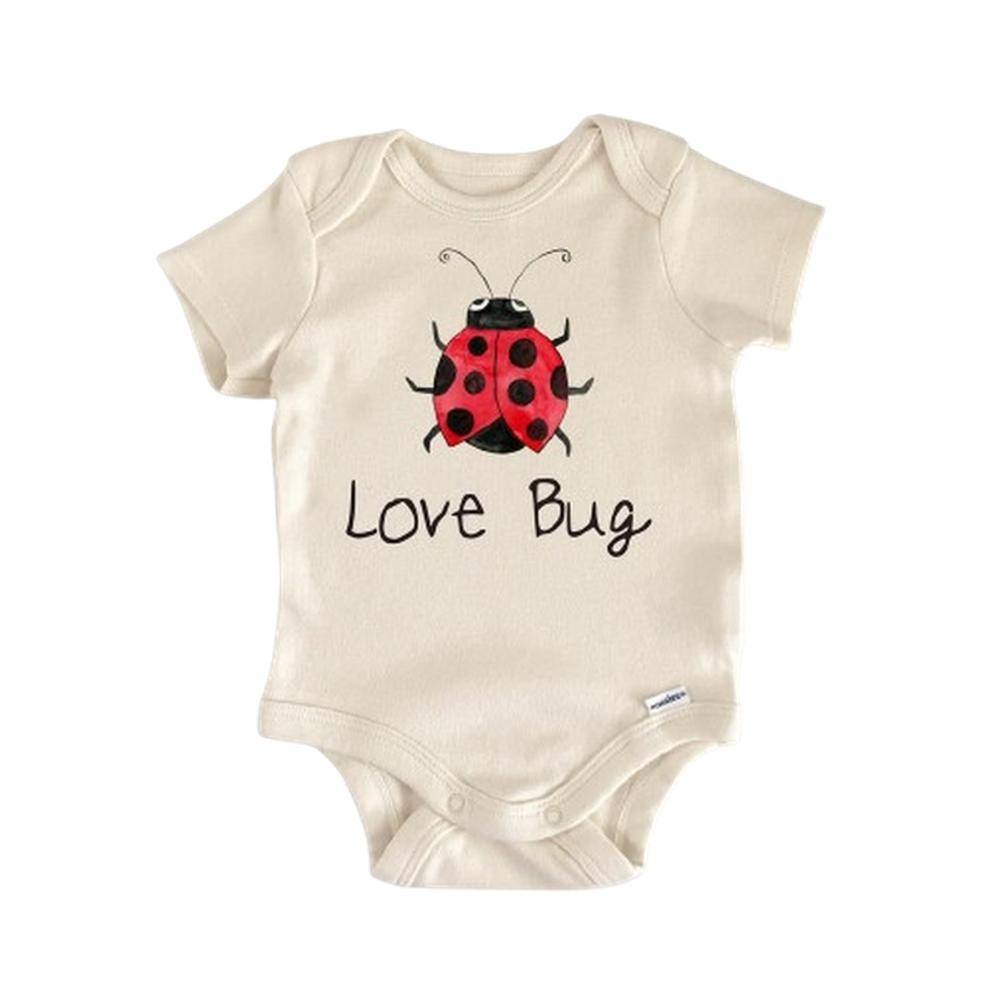 Lady Bug Snuggle - Baby Boy Girl Clothes Infant Bodysuit Funny Cute Newborn