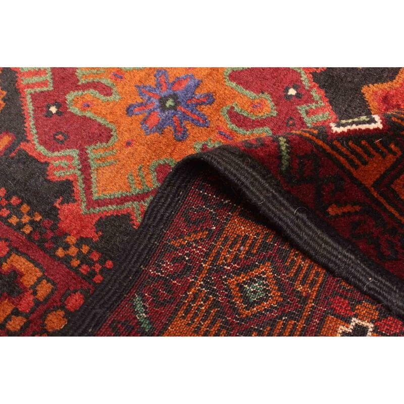 ECARPETGALLERY Hand-knotted Teimani Black Wool Rug - 4'6 x 6'9