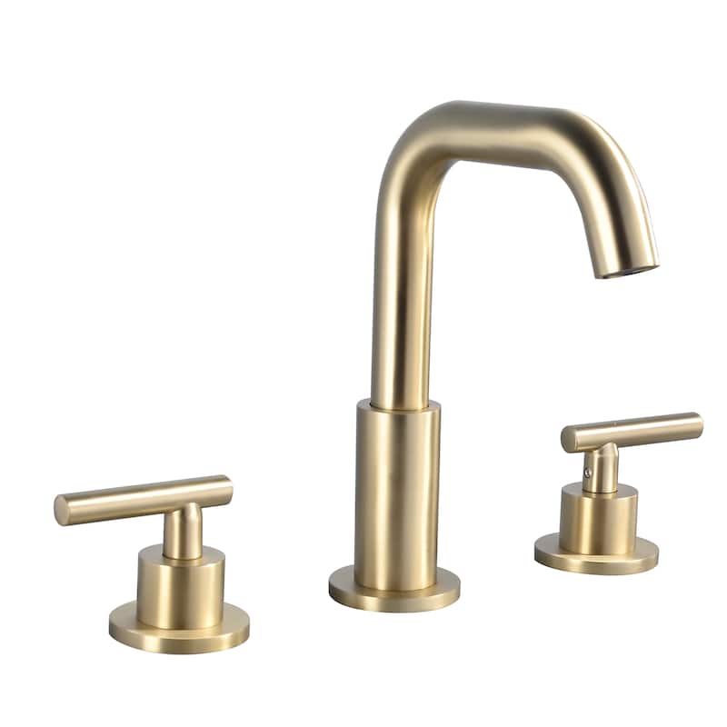 CASAINC 8 in. Widespread 2-Handle Bathroom Faucet with Valve