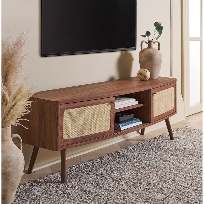 SAFAVIEH Home Cielle 2 Door Media Stand. - 60"Wx15"Dx21"H
