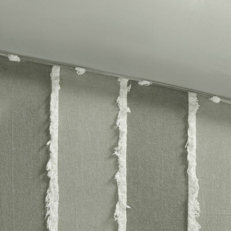 INK+IVY Shay 3 Piece Striped Cotton Comforter Set