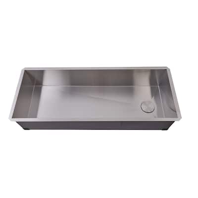 48-Inch Stainless Steel Single Bowl Undermount Kitchen Sink - 48