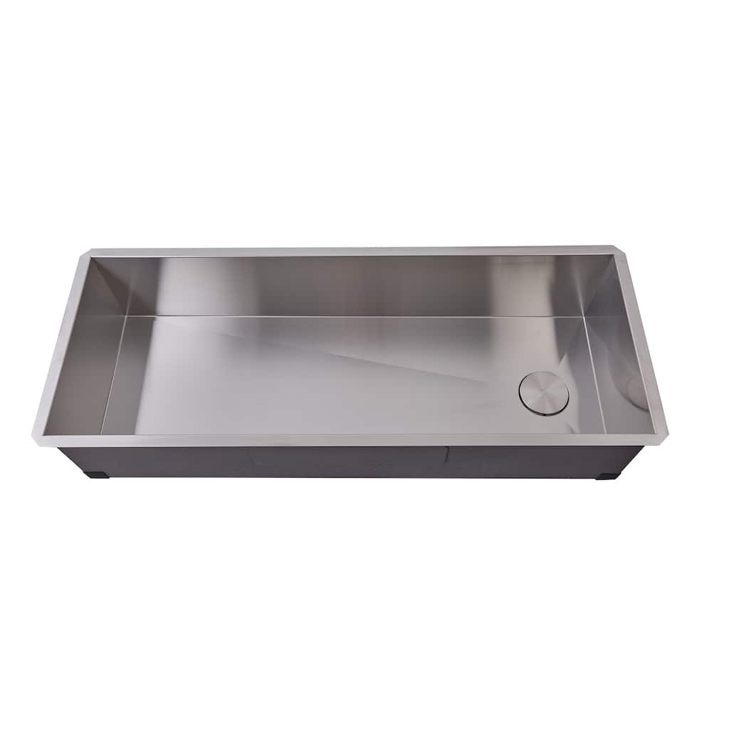 48-Inch Stainless Steel Single Bowl Undermount Kitchen Sink - 48