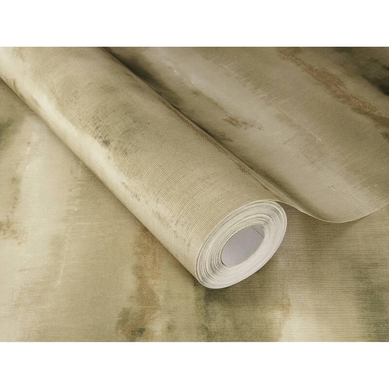 A-Street Prints Ayla Green Abstract Stripe Wallpaper