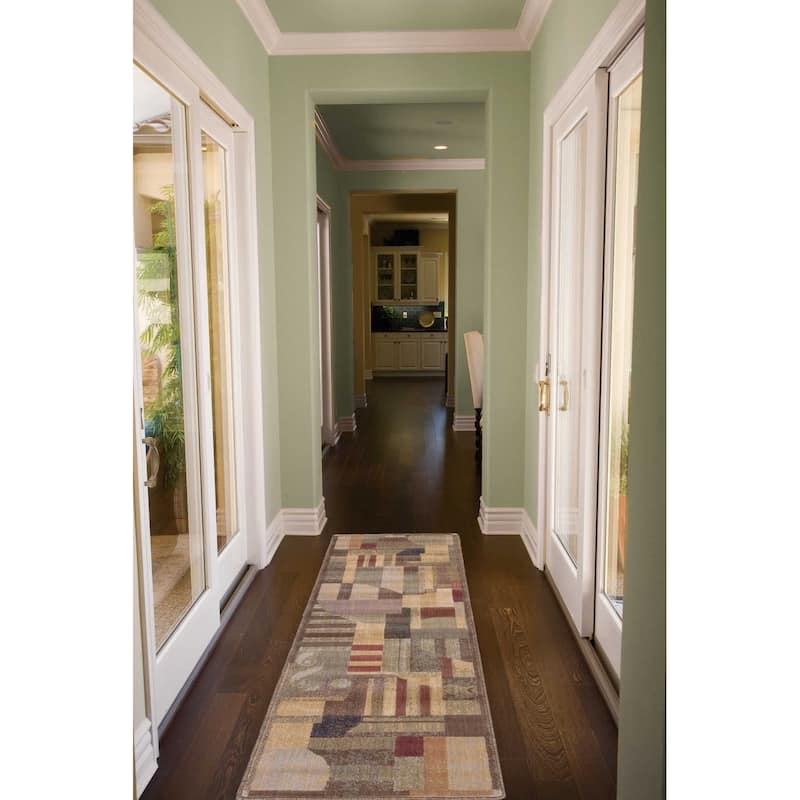 Nourison Somerset Contemporary Abstract Area Rug - 2' x 5'9" Runner - Multi - Runner/Rectangle