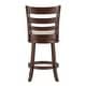 preview thumbnail 4 of 16, Verona Ladder Back Swivel Counter Height Stool by iNSPIRE Q Classic