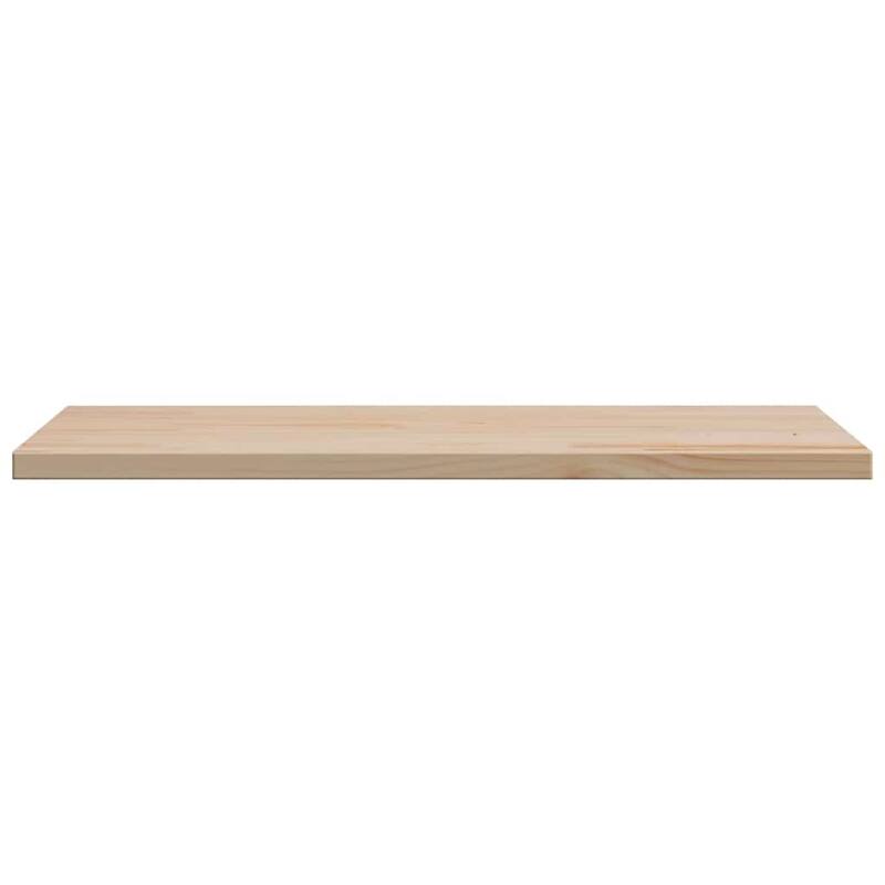 vidaXL Table Top Natural Solid pine wood Medium Rectangular Rustic - 19.7 x 31.5 x 1.0 in