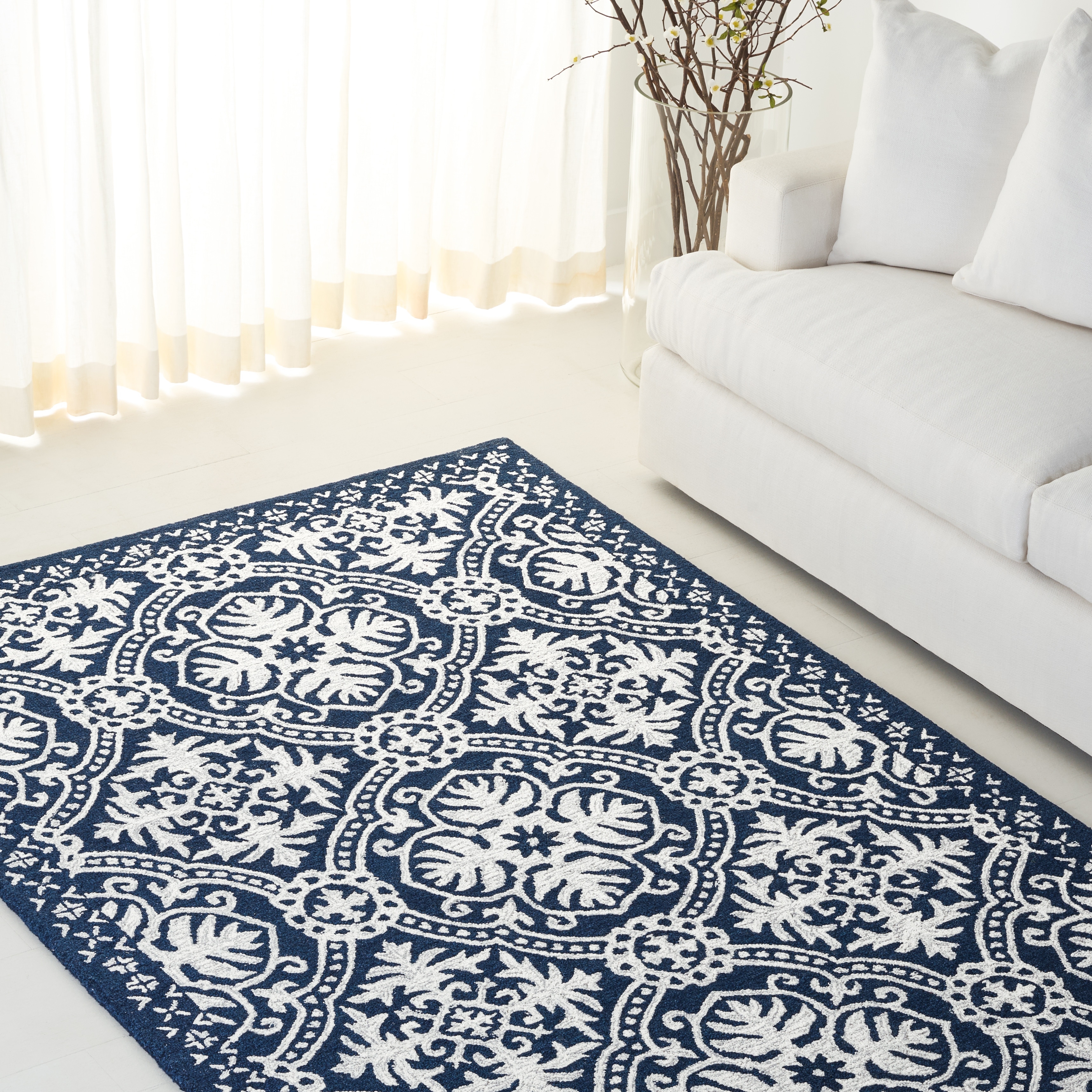 Lauren Ralph Lauren Handmade Nina Geometric Wool Rug - Overstock