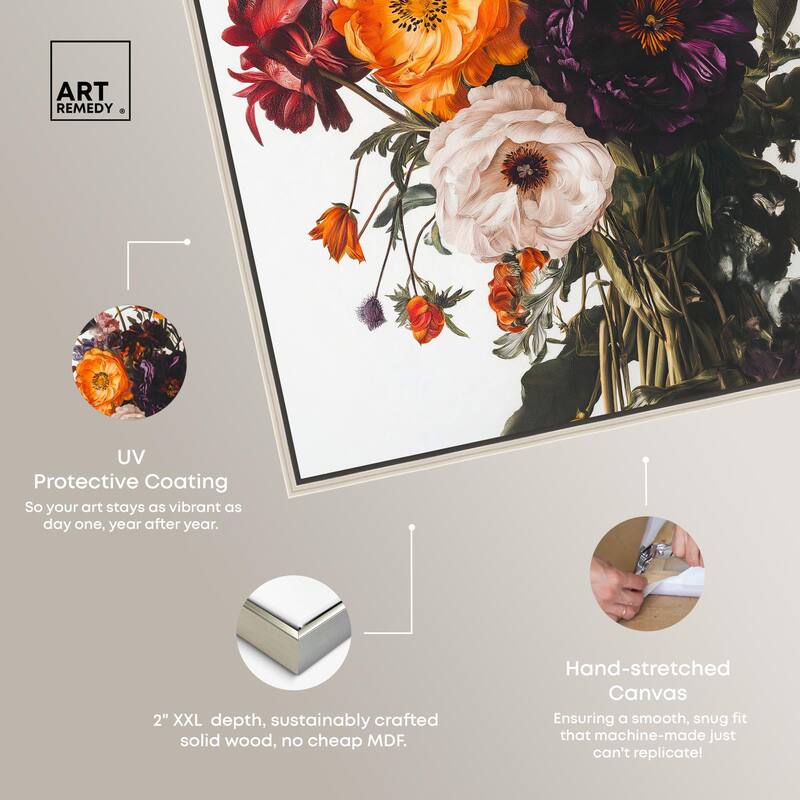 Regal Rose Riot I Canvas by Art Remedy