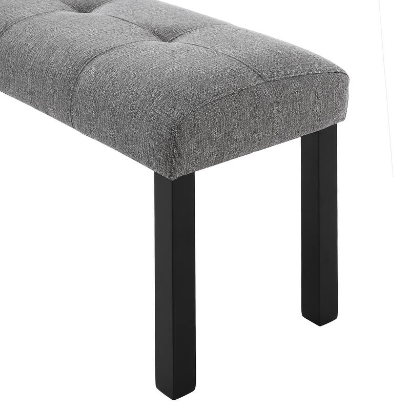 6 Piece Dining Table Set, Faux Marble Dining Table with 4 Upholstered Chairs & 1 Bench, Kitchen Dining Table & Chair Set