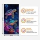 preview thumbnail 14 of 18, Sea Turtle Dolphin Large Beach Towel Quick Dry Absorbent 30"x60"/35"x70"