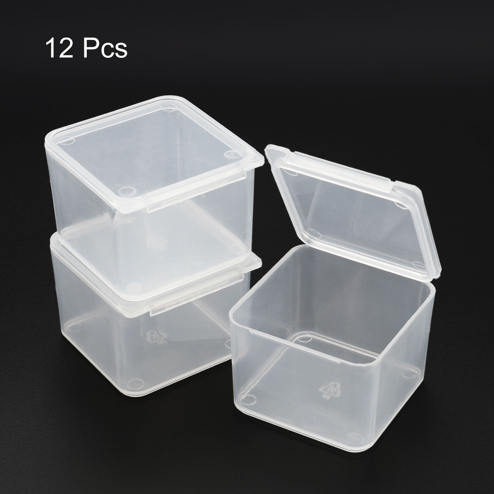 10pcs Clear Storage Container w Hinged Lid 85x55x25mm Plastic Rectangular  Box - Bed Bath & Beyond - 35515934