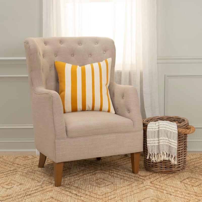 Rizzy Home Transitional Poly Filled Pillow - 20" x 20"