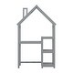 preview thumbnail 32 of 32, House-shaped Wooden writing Desk,Kids study Table,Bookshelf & Toy Storage