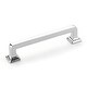 preview thumbnail 8 of 10, Schaub and Company Menlo Park 4" Center to Center Cabinet Handle Polished Chrome