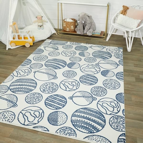 Taylor & Olive Planets Rug for Kids Boys and Girls ...