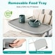 preview thumbnail 6 of 19, Gymax Foldable High Chair for Babies & Toddlers w/ Footrest Detachable