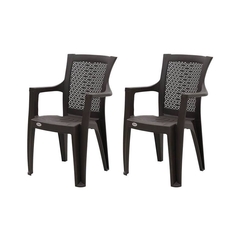 Mira Outdoor Patio Chairs (Set of 2)